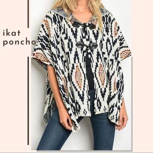 Ikat poncho